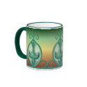 Glass Ornamental 2 mugs