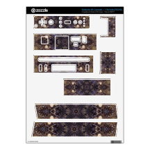 Glass plate abstract pattern nintendo wii decal