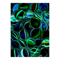 Glass posters