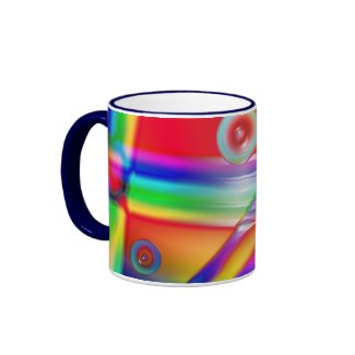 Glass Rainbow Mug mug