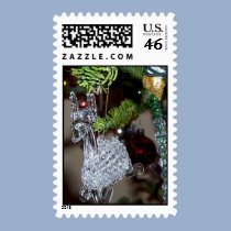 Glass Reindeer Christmas Stamp stamps