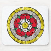 Glass Rose Mouse Pads