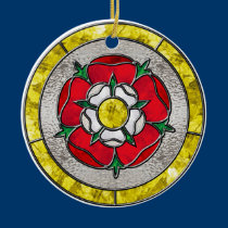 Glass Rose ornaments