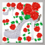 Glass &amp; Roses! Poster