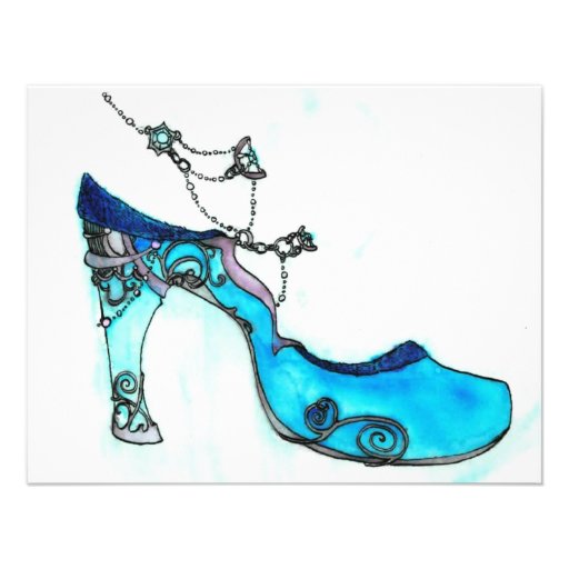 Glass Slipper Custom Invite