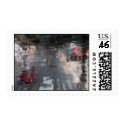 Glass street scene postage