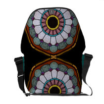 Glass Sun and Flower Commuter Bag