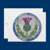 Glass Thistle invitations