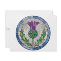 Glass Thistle Custom Invite