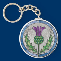 Glass Thistle keychains