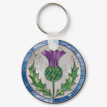 Glass Thistle keychains