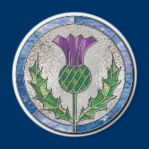 Glass Thistle magnets