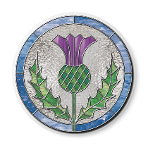 Glass Thistle magnets