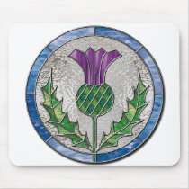 Glass Thistle mousepads by inkles Glass Thistle mousepads