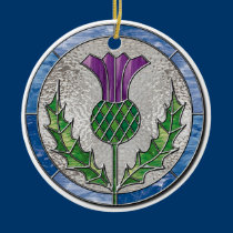 Glass Thistle Ornament ornaments