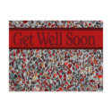 glass tile get well soon postcards