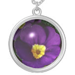 Glass Violet Necklace
