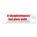 Glass Walls Bumper Sticker