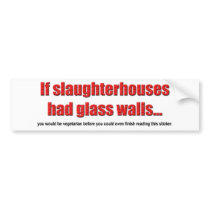 Glass Walls Bumper Sticker bumper stickers by DareToWish Glass Walls Bumper Sticker bumper stickers