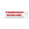Glass Walls Bumper Sticker bumper stickers by DareToWish Glass Walls Bumper Sticker bumper stickers