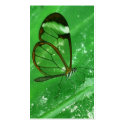Glass wing business cards