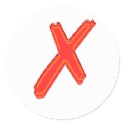 Glass X Stickers by Marienstl