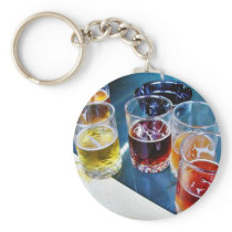 Glasses Beers Key Chains