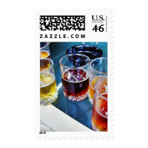 Glasses Beers Stamps