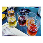 Glasses Beers Postcard