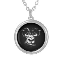 Glasses Gorilla Pendant