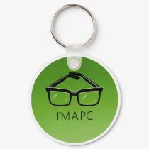 GLASSES KEYCHAIN by imapc GLASSES KEYCHAIN