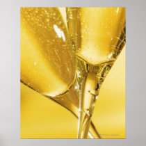 Glasses of Champagne Posters