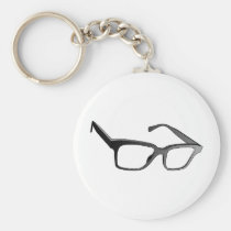 Glasses of Geek keychains