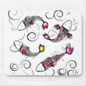 Glassy Kois Mousepad by andreacreations Glassy Kois Mousepad
