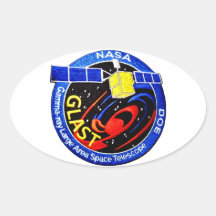 GLAST - DOE Program Logo Oval Stickers