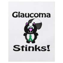 Glaucoma Stinks Skunk Awareness Design Flyer Design
