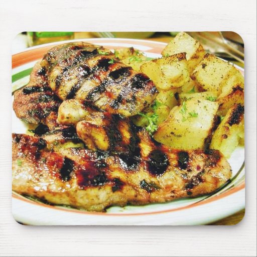 Glazed Chicken Food Mousepad