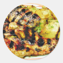 Glazed Chicken Food Stickers