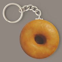 Glazed Donut Keychain
