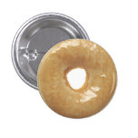 Glazed Donut Novelty buttons