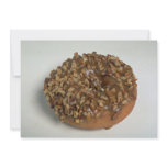 Glazed donut with nuts custom invite