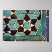 Glazed Tile Mosaic Poster