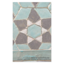 Glazed Tile Mosaic Customized Stationery