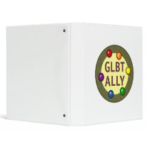 GLBT Ally Baubles Avery Binder