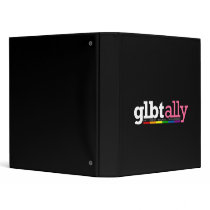 GLBT Ally Dark Avery Binder