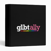 GLBT Ally Dark Avery Binder