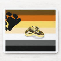 GLBT Bear Pride Marriage mousepads