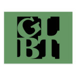 GLBT Black Pop Postcard