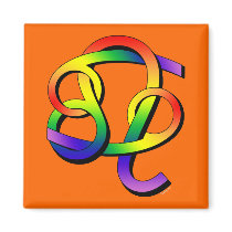 GLBT Cancer & Leo Partners magnets