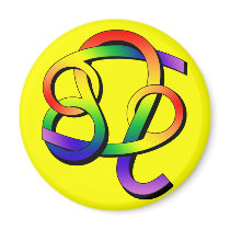 GLBT Cancer & Leo Partners magnets